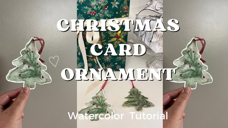 Christmas Card Ornament {Tutorial}